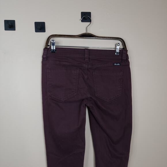 Miss Me Mid Rise Skinny Jeans in Dark Wine Size 28 - Picture 6 of 10